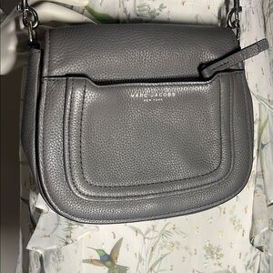 Marc Jacobs Gray Textured Leather Crossbody, New No Tags $120 OBO